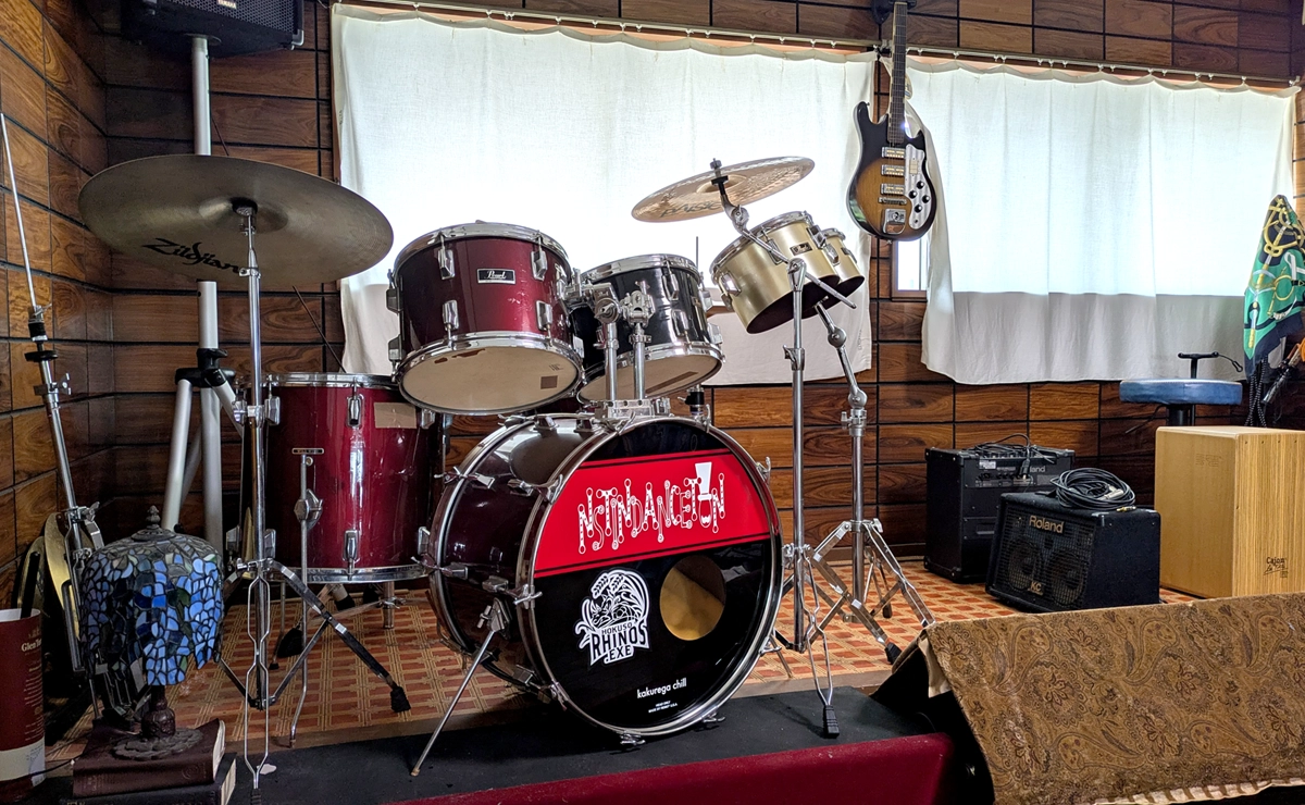 バスドラムヘッドステッカー3種　制作紹介